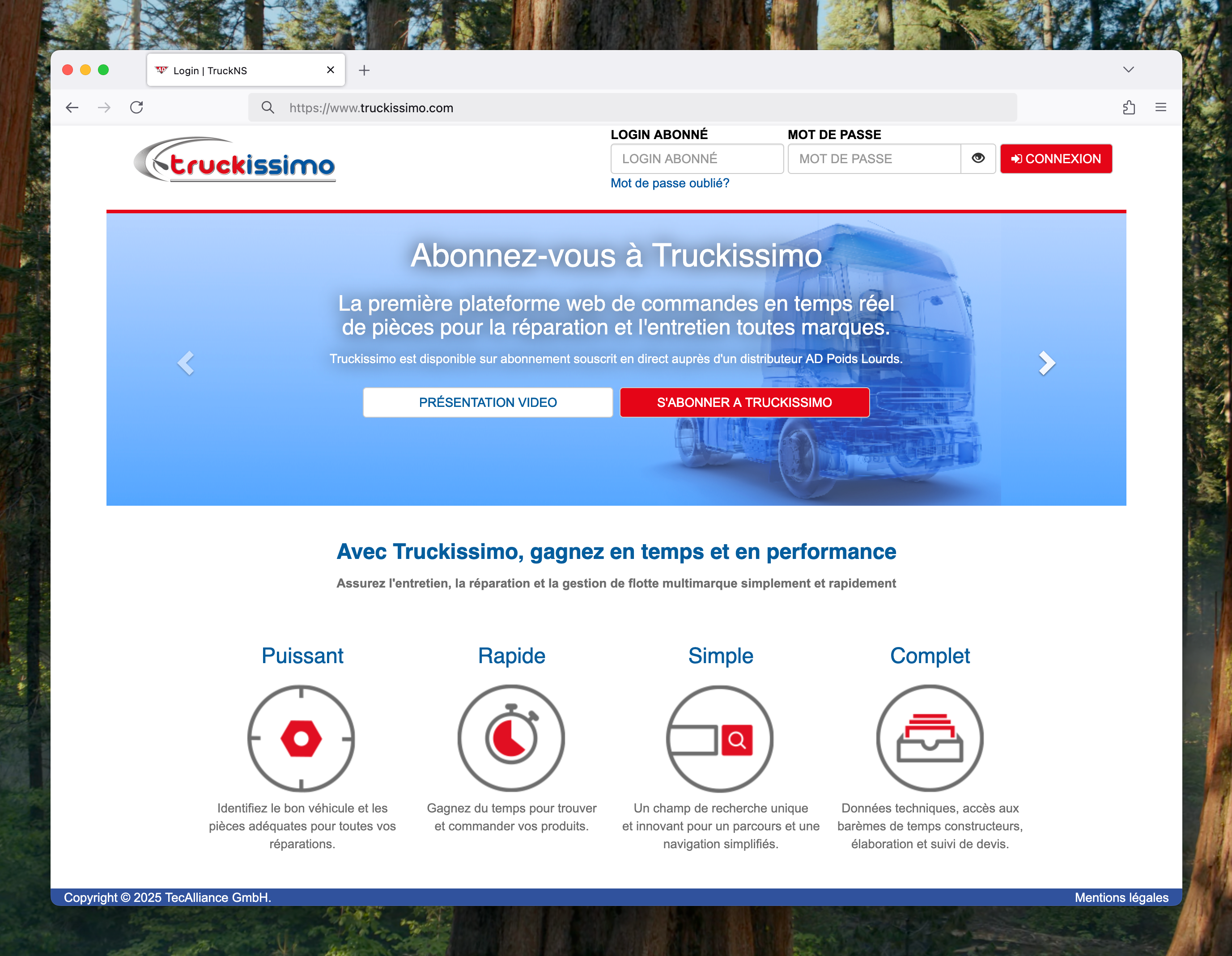Truckissimo Home Page